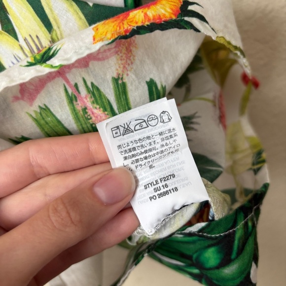 J. Crew Flutter Sleeve Novelty Print Popover Top Ratti Into the Wild - Picture 11 of 13